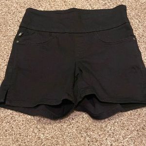 Tummy Control Black Denim Short